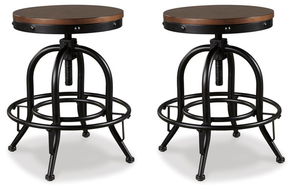 Ashley Valebeck Brown Counter Height Bar Stool