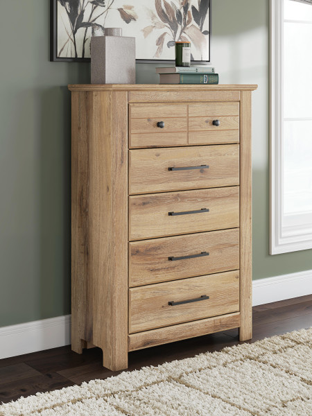 Ashley Fenderport Tan Chest of Drawers