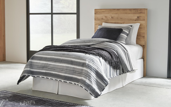 Ashley Hyanna Tan Brown Twin Panel Headboard