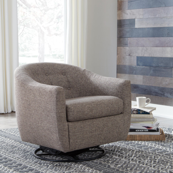 Ashley Upshur Taupe Accent Chair