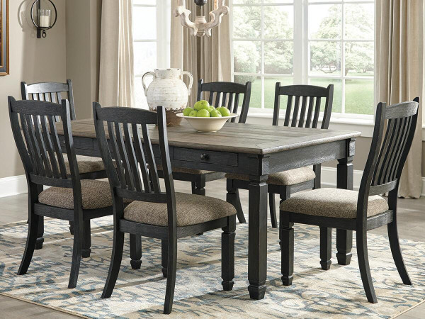 Ashley Tyler Creek Black Gray Dining Table