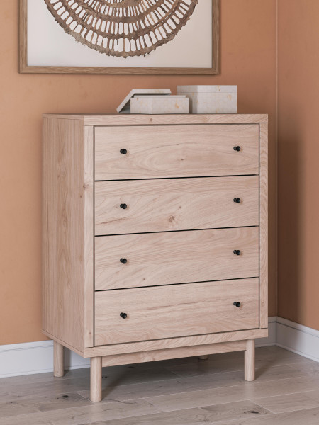 Ashley Shapella Tan Chest of Drawers