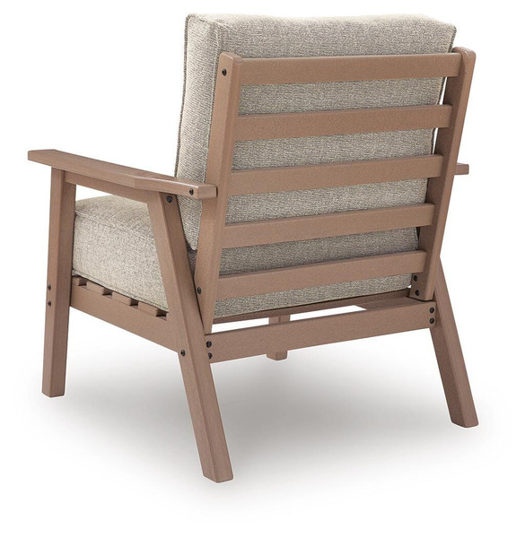 Ashley Cliffs Beach Driftwood Outdoor Lounge Chair with Cushion (Set of 2)