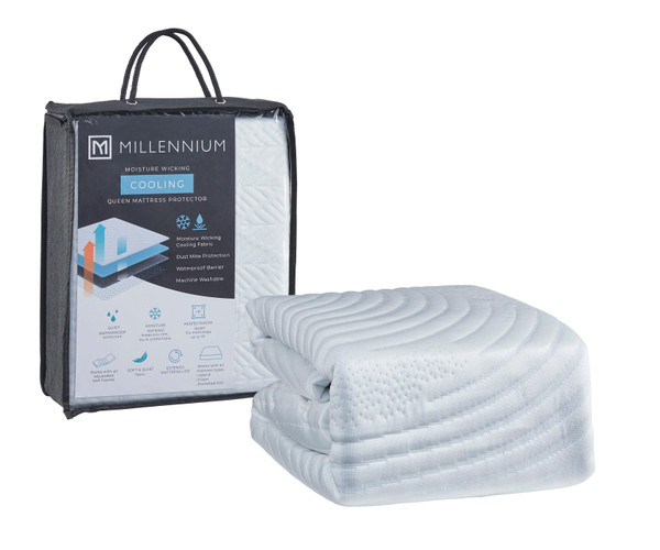 Ashley Extra Cooling Protector White King Mattress Protector