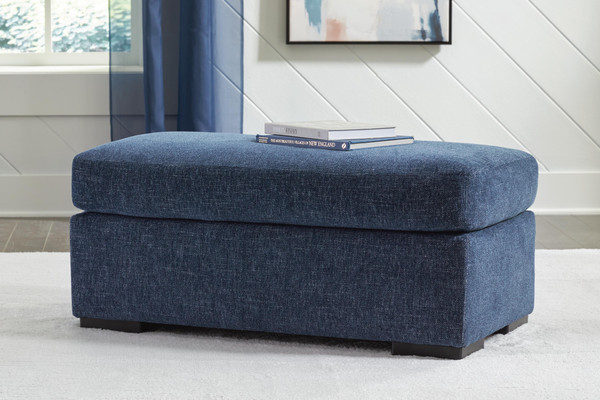 Benchcraft Evansley Navy Ottoman