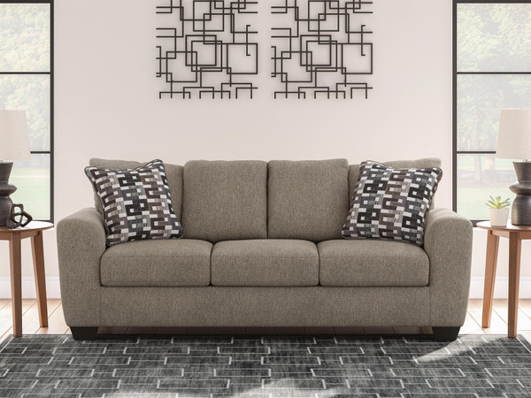 Benchcraft Triston-Peaks Suede Sofa