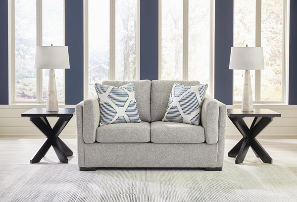 Benchcraft Evansley Pewter Loveseat