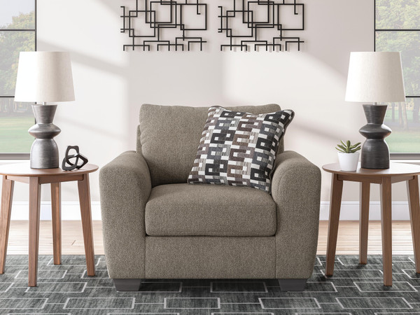 Benchcraft Triston-Peaks Suede Oversized Chair