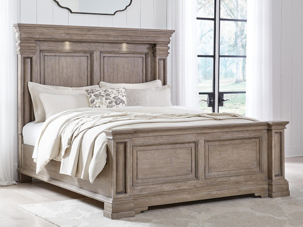 Ashley Blairhurst Light Grayish Brown Queen Panel Bed