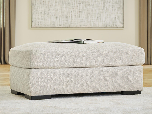 Ashley Evanley Linen Ottoman