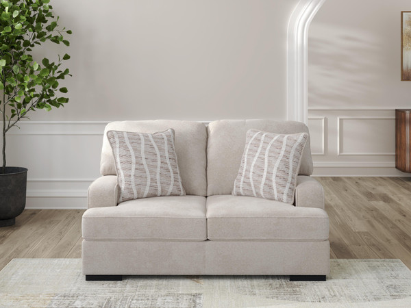Benchcraft High Profile Taupe Loveseat