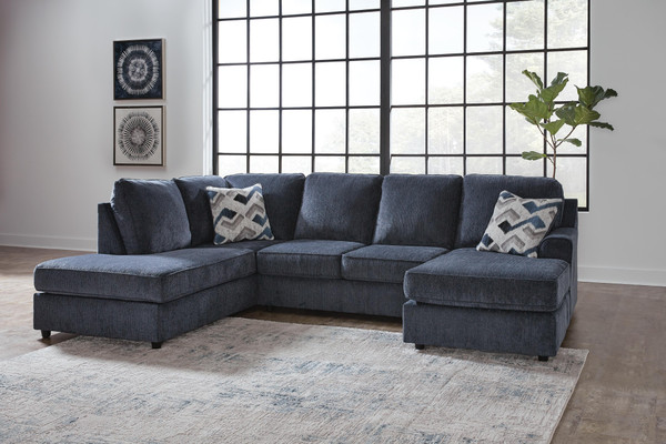 Ashley Albar Place Cobalt 2-Piece Sectional 95302/03/16