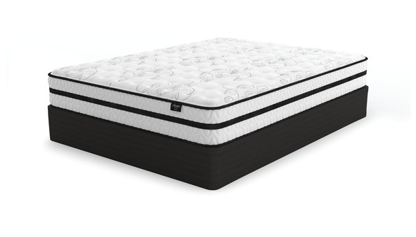 Ashley Chime 10 Inch Hybrid White King Mattress in a Box
