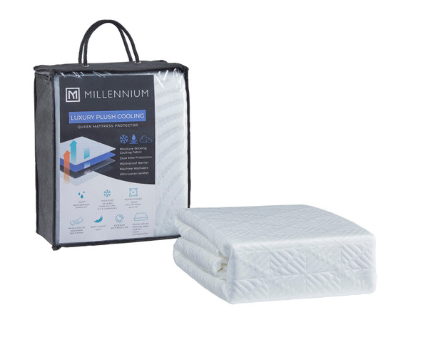 Ashley Advanced Protector White Twin Mattress Protector