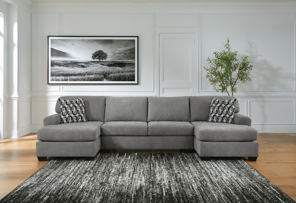 Benchcraft Birkdale Court Gray 3-Piece Sectional
