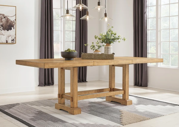 Ashley Havonplane Brown Counter Height Dining Extension Table