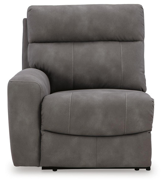 Ashley Next-Gen Durapella Slate 5-Piece Power Reclining Sectional