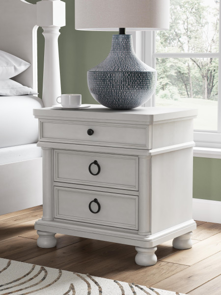 Ashley Chadworth Antique White Nightstand