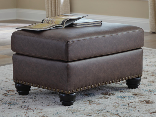 Benchcraft Roxmere Umber Ottoman