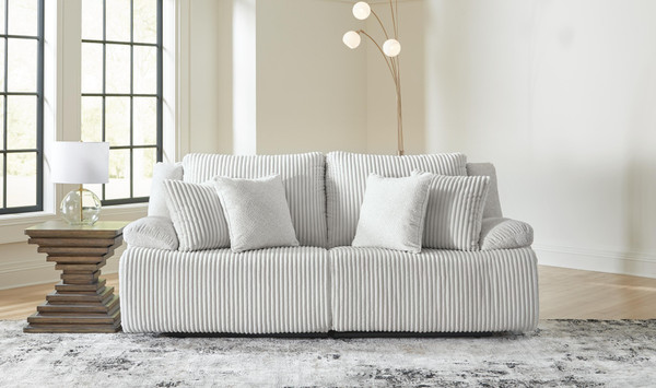 Ashley Top Tier Alloy 2-Piece Reclining Sectional Loveseat