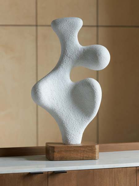 Ashley Lavarsen White Brown Sculpture A2000840