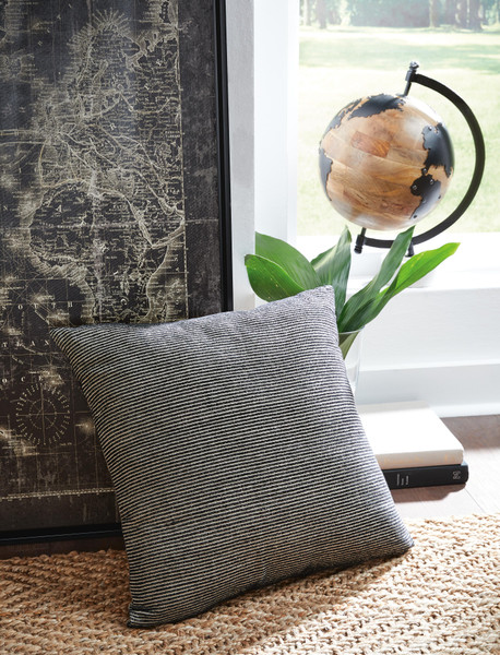 Ashley Edelmont Black Linen Pillow (Set of 4)