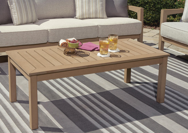 Ashley Hallow Creek Driftwood Outdoor Coffee Table