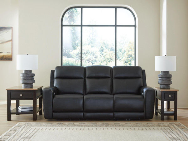 Ashley 5Z-Relaxation Onyx Power Reclining Sofa