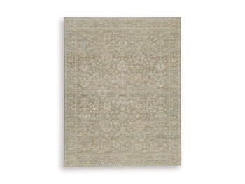 Ashley Neroham Gray Brown Cream Large Rug