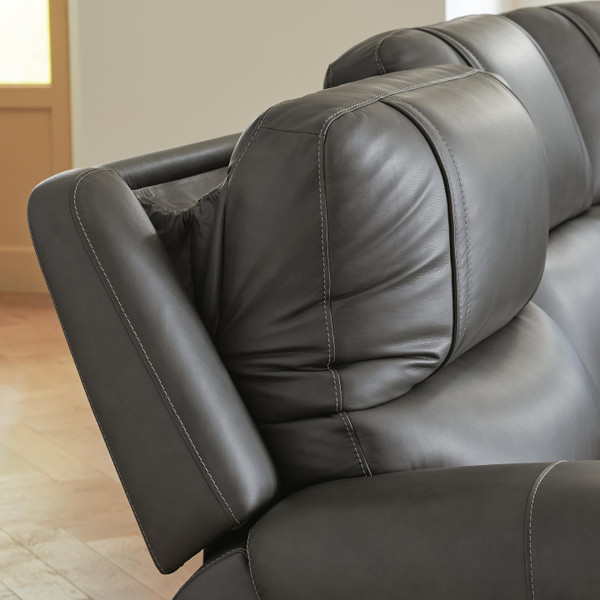 Ashley 5Z-Harrenhurst Anchor 7-Piece Power Reclining Sectional U12600/46(2)/57(2)/58/62/77