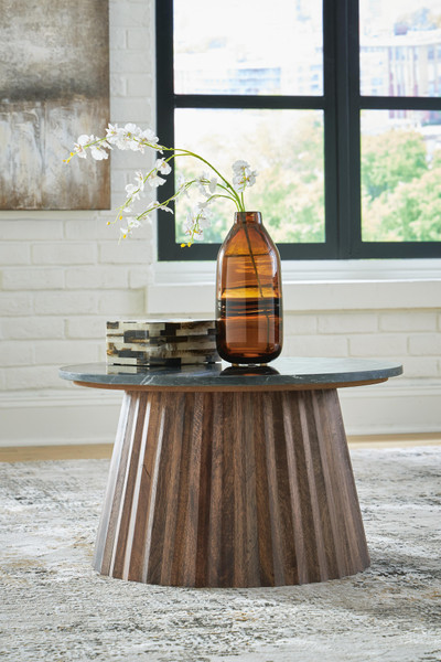 Ashley Ceilby Black Brown Accent Coffee Table