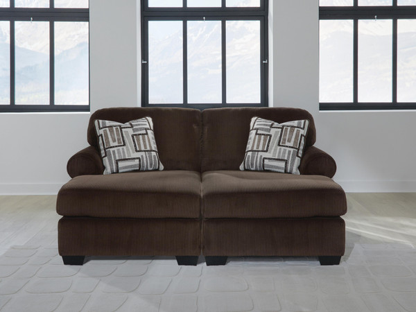Ashley Landsings Chocolate 2-Piece Super Chaise