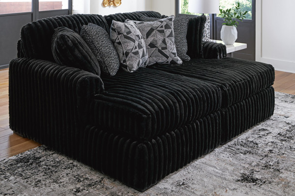 Ashley Midnight-Madness Onyx Super Chaise