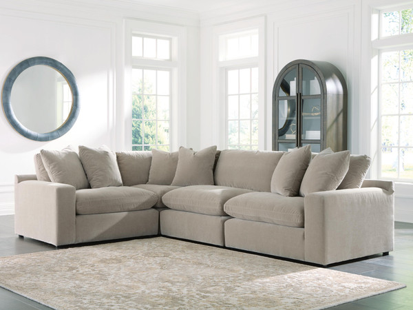 Benchcraft Maxton Heights Pebble 4-Piece Sectional