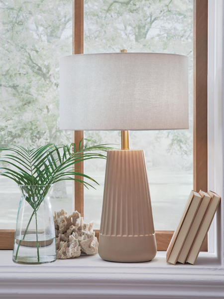 Ashley Dellner Mocha Table Lamp