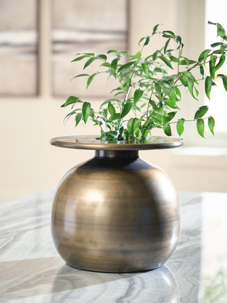 Ashley Fedorleigh Antique Brass Finish Vase