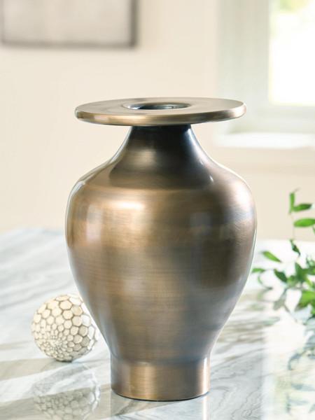 Ashley Fedorleigh Antique Brass Finish Vase A2000894