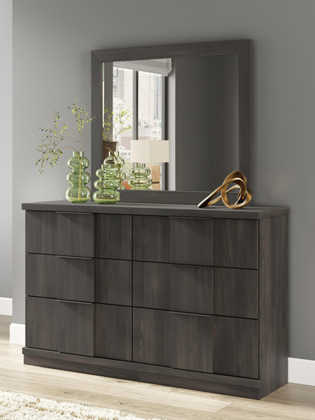 Ashley Jadiston Dark Brown Dresser and Mirror