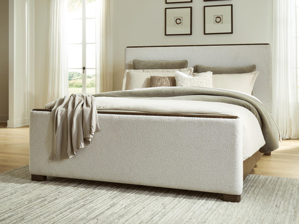 Ashley Darimore Burnished Brown California King Upholstered Panel Bed