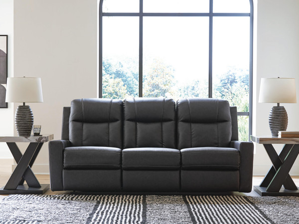 Benchcraft Mackmenville Carbon Reclining Sofa