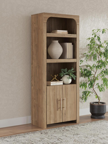 Ashley Dovander Brown Display Cabinet