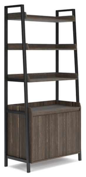 Ashley Zendex Dark Brown 72" Bookcase