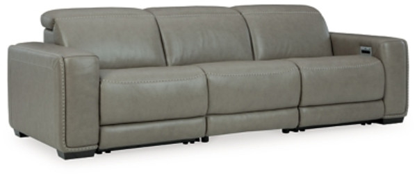 Ashley Correze Gray 3-Piece Power Reclining Sectional Sofa