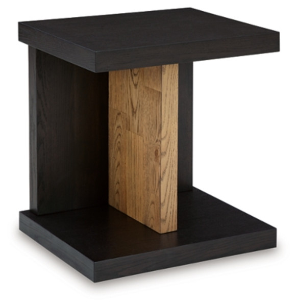 Ashley Kocomore Brown Natural Chairside End Table