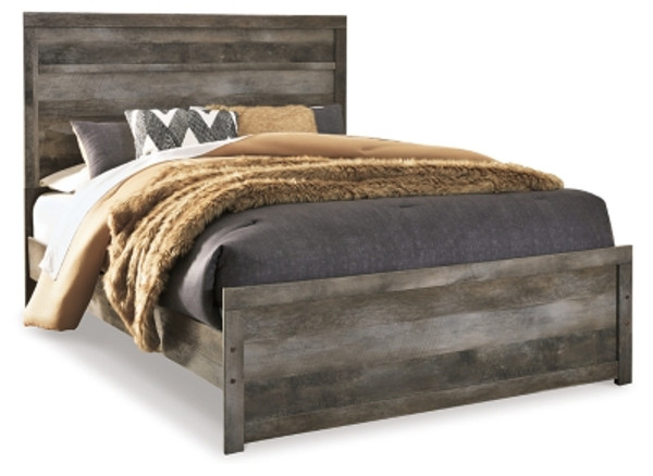 Ashley Wynnlow Gray Queen Panel Bed