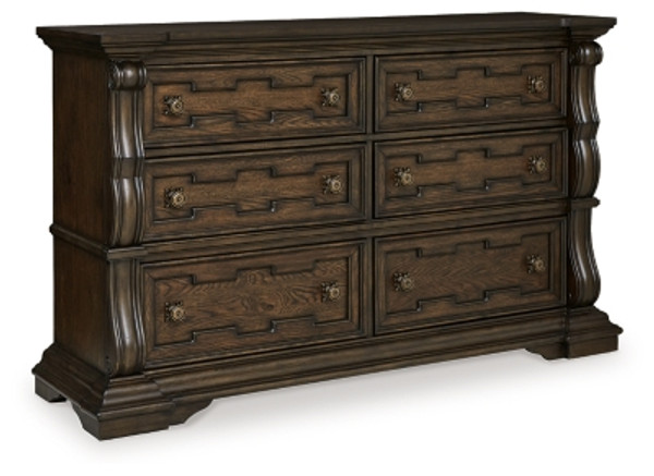 Ashley Maylee Dark Brown Dresser