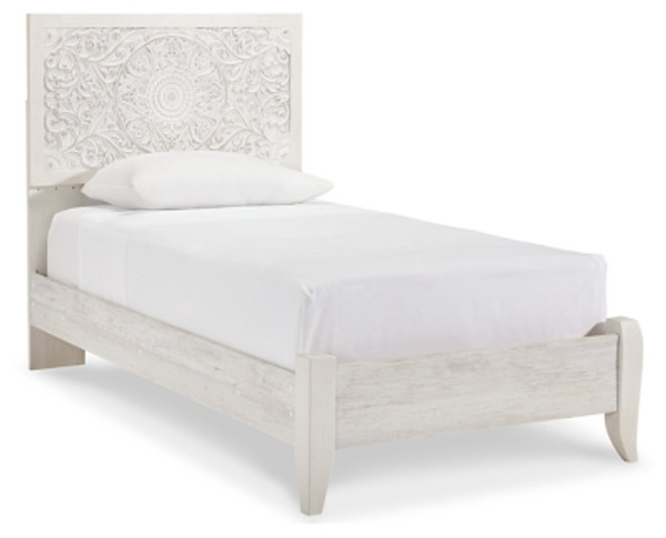 Ashley Paxberry Whitewash Twin Panel Bed