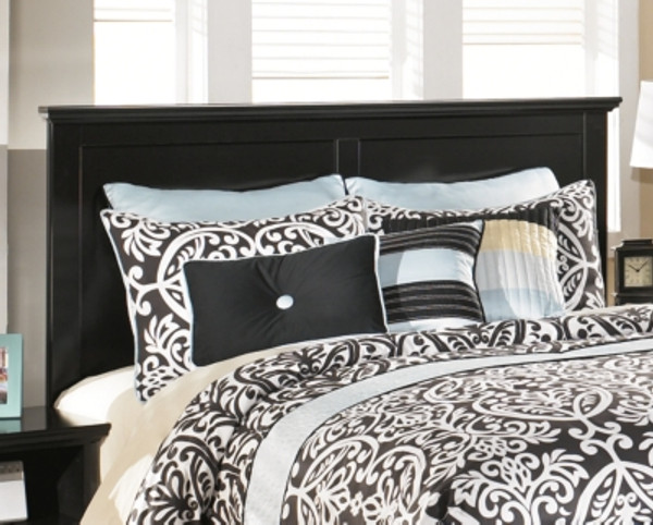 Ashley Maribel Black Queen Panel Headboard