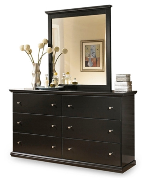 Ashley Maribel Black Dresser and Mirror