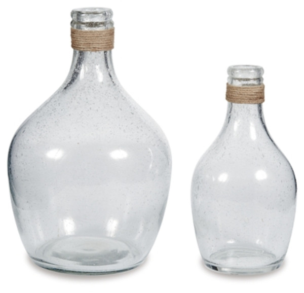 Ashley Marcin Clear Vase (Set of 2)